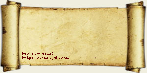 Žaklina Dinić vizit kartica